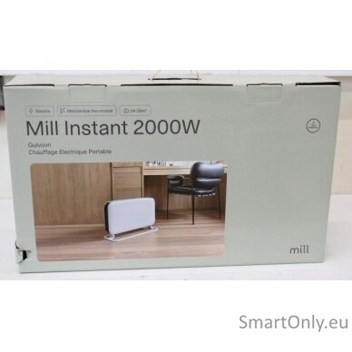 SALE OUT. | Mill | Heater | SG2000MEC | Convection Heater | 2000 W | Number of power levels 3 | Suitable for rooms up to 20 m² | White | DAMAGED PACKAGING | N/A