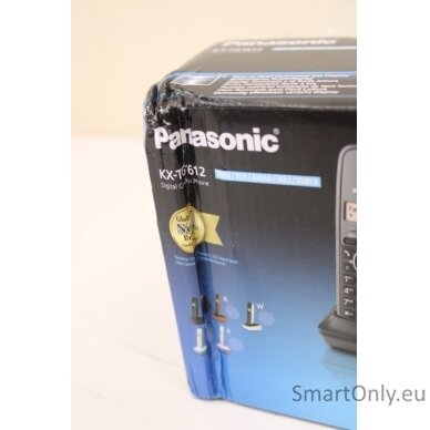 SALE OUT. Panasonic KX-TG1612FXH Cordless phones, Black | Panasonic | Cordless | KX-TG1612FXH | Built-in display | Caller ID | Black | Conference call | Phonebook capacity 50 entries | Wireless connection 1