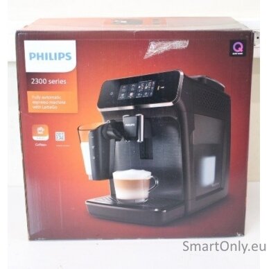 SALE OUT. Philips EP2334/10 Espresso Coffee maker, Black | Philips Espresso Coffee Maker | EP2334/10 | Pump pressure 15 bar | Built-in milk frother | Fully Automatic | 1500 W | Black | DAMAGED PACKAGING 2