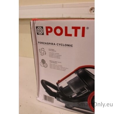 SALE OUT. Polti PBEU0105 Forzaspira C110_PLUS Vacuum cleaner, Bagless, Power 800 W, Dust container 2 L, Working radius 8 m, Black/Red | Polti | Vacuum cleaner | PBEU0105 Forzaspira C110_Plus | Bagless | Power 800 W | Dust capacity 2 L | Black/Red | DAMAGE 3