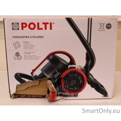 SALE OUT. Polti PBEU0105 Forzaspira C110_PLUS Vacuum cleaner, Bagless, Power 800 W, Dust container 2 L, Working radius 8 m, Black/Red | Polti | Vacuum cleaner | PBEU0105 Forzaspira C110_Plus | Bagless | Power 800 W | Dust capacity 2 L | Black/Red | DAMAGE