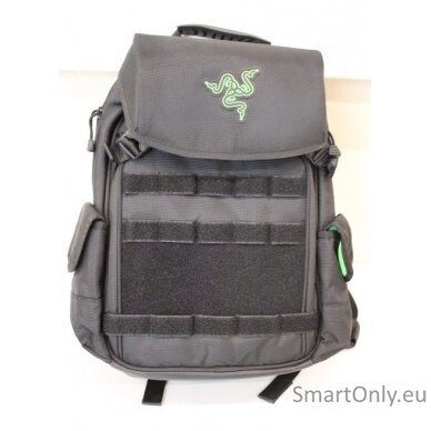 SALE OUT. Razer Tactical 15.6" Backpack, DEMO | Tactical | Fits up to size 14 " | Backpack | Black/Green | DEMO | Shoulder strap 1