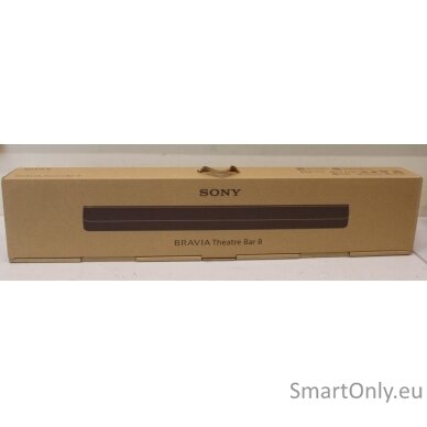 SALE OUT. Sony HT-A8000 Bravia Theatre Bar 8 Dolby Atmos Soundbar | Sony | Soundbar | HT-A8000 Bravia Theatre Bar 8 Dolby Atmos | Black | DAMAGED PACKAGING | Bluetooth | Wireless connection