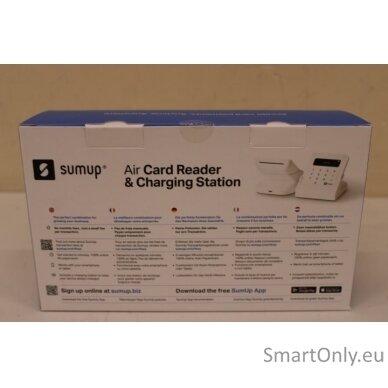 SALE OUT. SumUp Air Bundle Air Card Reader & Charging Station | Air Bundle Air Card Reader & Charging Station | 800604901 | DEMO 1