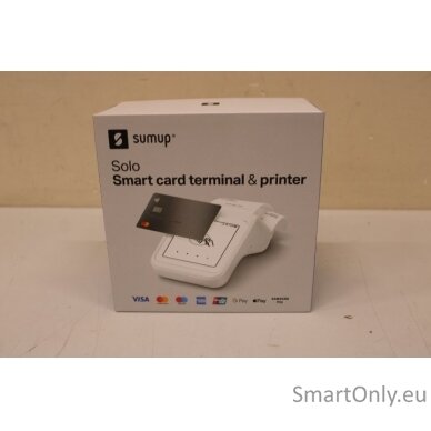 SALE OUT. SumUp Solo Card Reader With Receipt Printer | Solo Card Reader With Receipt Printer | 800620201 | USED AS DEMO