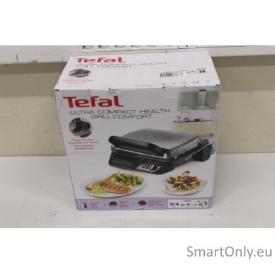 SALE OUT. Tefal GC3060 Grill Ultracompact, 2000W, Grill, Oven, Barbecue functions, Non-stick coating plates, Cooking surface 600, Inox | TEFAL | Contact Grill 3in1 | GC3060 | Table | 2000 W | Inox | DAMAGED PACKAGING