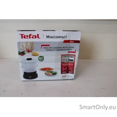 SALE OUT. TEFAL VC139810 Food Steamer, Power 800W, Black | Food Steamer | VC139810 | Black | 800 W | Capacity 6 L | DAMAGED PACKAGING, SCRATCHES | Number of baskets 2