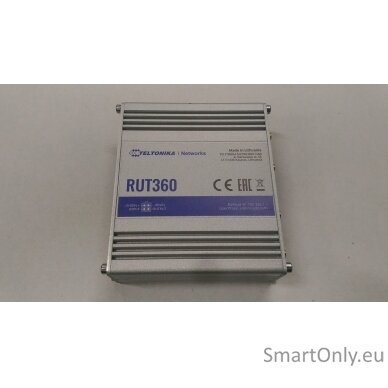 SALE OUT. Teltonika RUT360 LTE CAT6 Industrial Cellular Router (RUT360000000) | Industrial Cellular Router | RUT360 LTE CAT | REFURBISHED | Industrial Cellular Router | RUT360 LTE CAT6 | 3 month(s) | REFURBISHED