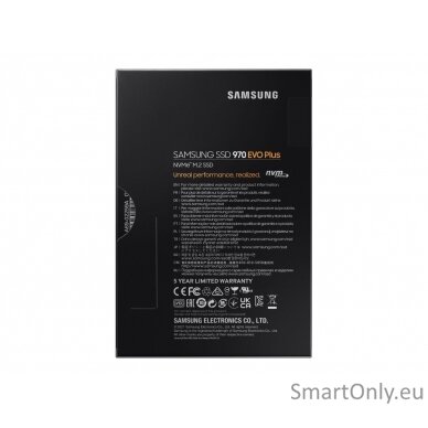 Samsung | 970 Evo Plus | 1000 GB | Solid-state drive interface M.2 NVME | Read speed 3500 MB/s | Write speed 3300 MB/s 11