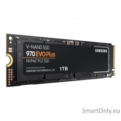 Samsung | 970 Evo Plus | 1000 GB | Solid-state drive interface M.2 NVME | Read speed 3500 MB/s | Write speed 3300 MB/s 6