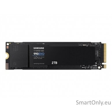 Samsung | 990 EVO | 2000 GB | SSD form factor M.2 2280 | Solid-state drive interface NVMe | Read speed 5000 MB/s | Write speed 4200 MB/s 1