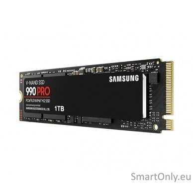 Samsung | 990 PRO | 1000 GB | SSD form factor M.2 2280 | Solid-state drive interface PCIe Gen4x4 | Read speed 7450 MB/s | Write speed 6900 MB/s 2