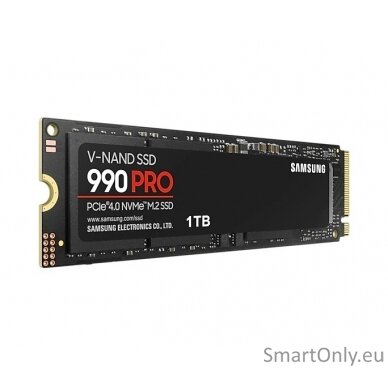 Samsung | 990 PRO | 1000 GB | SSD form factor M.2 2280 | Solid-state drive interface PCIe Gen4x4 | Read speed 7450 MB/s | Write speed 6900 MB/s 3