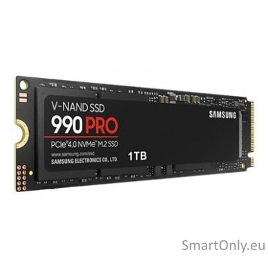 Samsung | 990 PRO | 1000 GB | SSD form factor M.2 2280 | Solid-state drive interface PCIe Gen4x4 | Read speed 7450 MB/s | Write speed 6900 MB/s 7