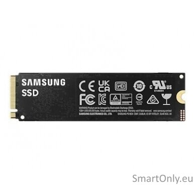 Samsung | 990 PRO | 1000 GB | SSD form factor M.2 2280 | Solid-state drive interface PCIe Gen4x4 | Read speed 7450 MB/s | Write speed 6900 MB/s 8