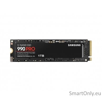 Samsung | 990 PRO | 1000 GB | SSD form factor M.2 2280 | Solid-state drive interface PCIe Gen4x4 | Read speed 7450 MB/s | Write speed 6900 MB/s