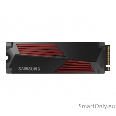 Samsung | 990 PRO with Heatsink | 2000 GB | SSD form factor M.2 2280 | Solid-state drive interface M.2 NVMe | Read speed 7450 MB/s | Write speed 6900 MB/s 3