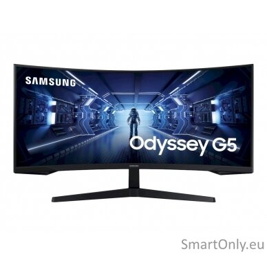 Samsung Curved Monitor  LC34G55TWWPXEN 34 ", VA, UWQHD, 3440 x 1440, 21:9, 1 ms, 250 cd/m², Black, 165 Hz, HDMI ports quantity 1 5