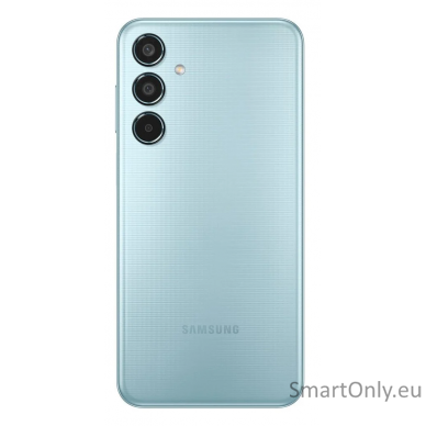 Samsung Galaxy | M35 (M356) | Light Blue | 6.6 " | Super AMOLED | 1080 x 2340 pixels | Exynos | Internal RAM 6 GB | 128 GB | Dual SIM | 5G | Main camera resolution 50+8+5 MP | Secondary camera resolution 13 MP | Android | 14 | 6000 mAh 2