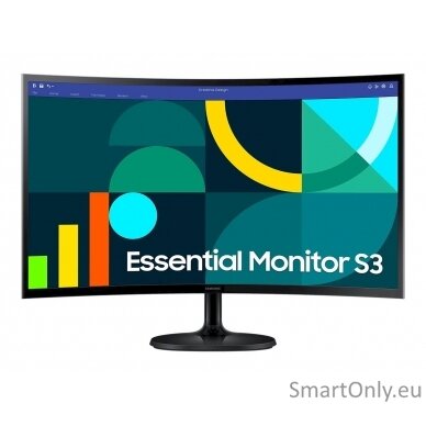 Samsung LS27D360GAUXEN | 27 " | VA | FHD | 16:9 | 100 Hz | 4 ms | 1920 x 1080 pixels | 250 cd/m² | HDMI ports quantity 1 | Black 1