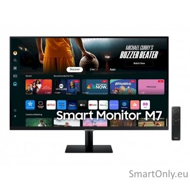 Samsung LS32DM702UUXDU | 32 " | VA | 16:9 | 60 Hz | 4 ms | 3840 x 2160 pixels | 300 cd/m² | HDMI ports quantity 2 | Black 1