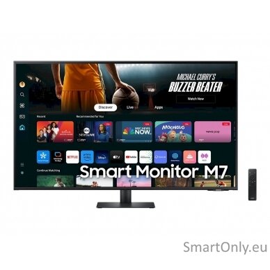 Samsung LS43DM702UUXDU | 43 " | VA | 4K | 16:9 | 60 Hz | 4 ms | 3840 x 2160 pixels | 300 cd/m² | HDMI ports quantity 2 | Black 1