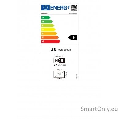 Samsung Monitor LS27A800UNPXEN 27 ", IPS, UHD, 3840 x 2160, 16:9, 5 ms, 300 cd/m², 60 Hz 19