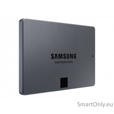 Samsung | SSD | 870 QVO | 2000 GB | SSD form factor 2.5" | Solid-state drive interface SATA III | Read speed 560 MB/s | Write speed 530 MB/s 7