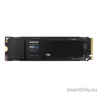 Samsung | SSD | 990 EVO | 1000 GB | SSD form factor M.2 2280 | Solid-state drive interface PCIe NVMe Gen 4.0 x 4 | Read speed 5000 MB/s | Write speed 4200 MB/s