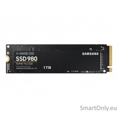 Samsung | V-NAND SSD | 980 | 1000 GB | SSD form factor M.2 2280 | Solid-state drive interface M.2 NVME | Read speed 3500 MB/s | Write speed 3000 MB/s 2