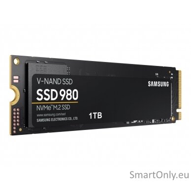 Samsung | V-NAND SSD | 980 | 1000 GB | SSD form factor M.2 2280 | Solid-state drive interface M.2 NVME | Read speed 3500 MB/s | Write speed 3000 MB/s 3