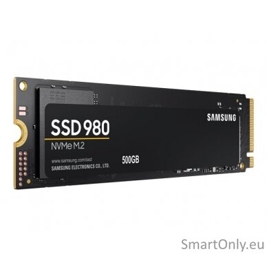 Samsung | V-NAND SSD | 980 | 500 GB | SSD form factor M.2 2280 | Solid-state drive interface M.2 NVME | Read speed 3500 MB/s | Write speed 3000 MB/s 2