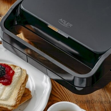 Sandwich maker 2 in 1 | AD 3070b | 850 W | Number of plates 2 | Black 12