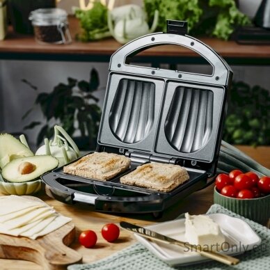 Sandwich Maker | AD 3069 | 750 W | Number of plates 1 | Black 6