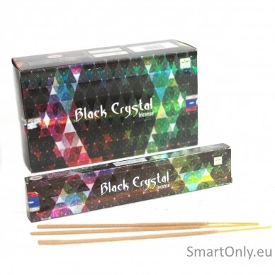 Satya Black Crystal smilkalai 1