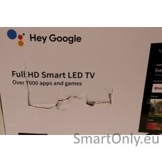 Sharp 40FH2EA | 40" (101 cm) | Smart TV | Android TV | FHD | Black | DAMAGED PACKAGING