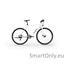 Sharp Hybrid E-Bike 21”, White Glossy