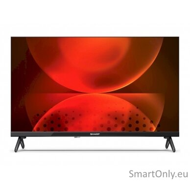 Sharp 24FH2EA 32” (81cm) HD Ready Android Frameless TV, Google Assistant Sharp 8