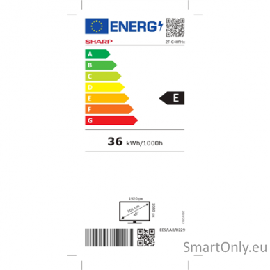 Sharp 32FH8E 32" (81cm) Full HD Android Frameless TV, Google Assistant Sharp 8