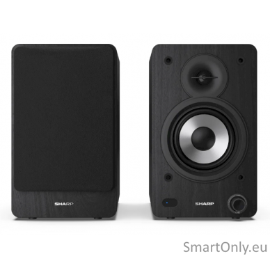 Sharp CP-SS30 Bookshelf Speakers, Black 1