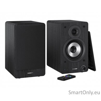 Sharp CP-SS30 Bookshelf Speakers, Black 18