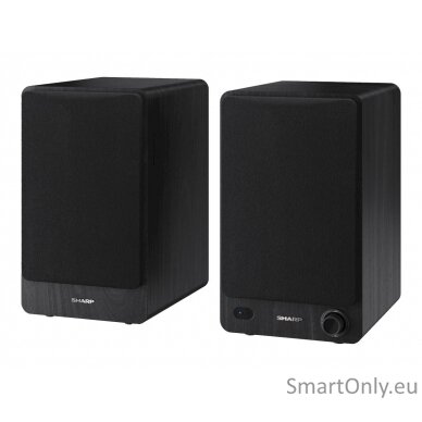 Sharp CP-SS30 Bookshelf Speakers, Black 12