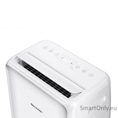 Sharp | Dehumidifier | UD-P16E-W | Power 270 W | Suitable for rooms up to 38 m² | Suitable for rooms up to  m³ | Water tank capacity 3.8 L | White 4