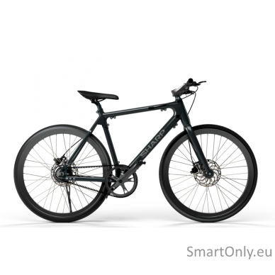 Sharp Hybrid E-Bike 21”, Black | Sharp 2