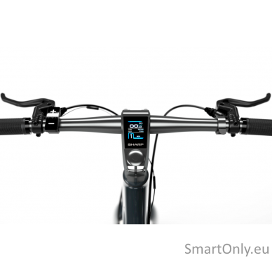 Sharp Hybrid E-Bike 21”, Black | Sharp 3