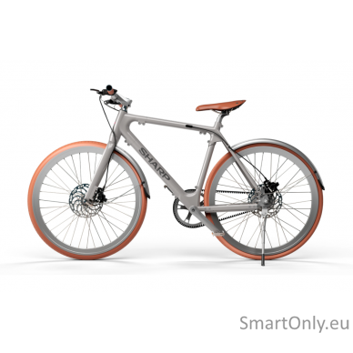 Sharp Hybrid E-Bike 21”, Silver | Sharp 2