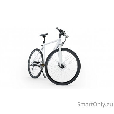 Sharp Hybrid E-Bike 21”, White Glossy 1