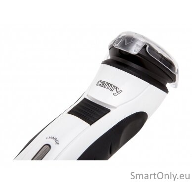 Shaver Camry CR 2915 Charging time 8 h, Number of shaver heads/blades 3, White/Black 13