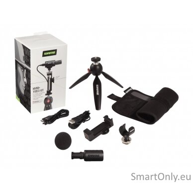 Shure | Microphone and Video kit | MV88+DIG-VIDKIT | Black 12