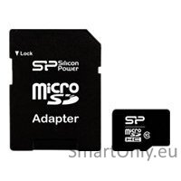 Silicon Power | 8 GB | MicroSDHC | Flash memory class 10 | SD adapter 3